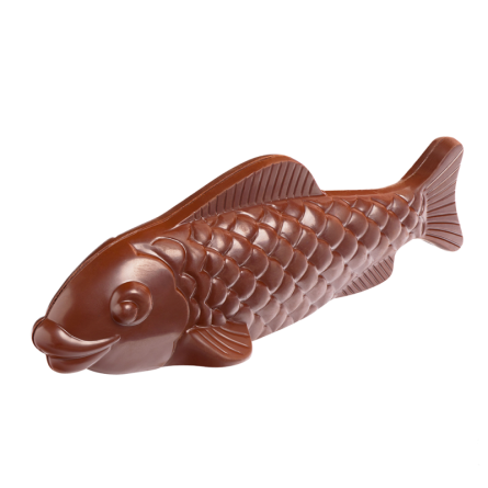 Sujets en chocolat de Pâques Carpe garnie 200g