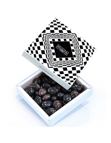 Chocolat Coffret amandes chocolat noir 150g