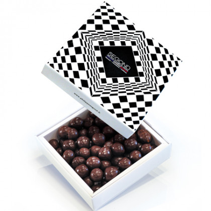 Chocolat Coffret noisettes chocolat noir 200g