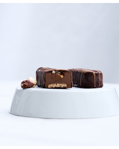 Chocolat Barre praliné noisette croustillante noir 2