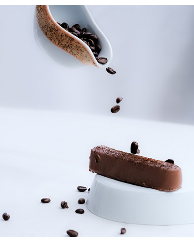 Chocolat Barre praliné café noir