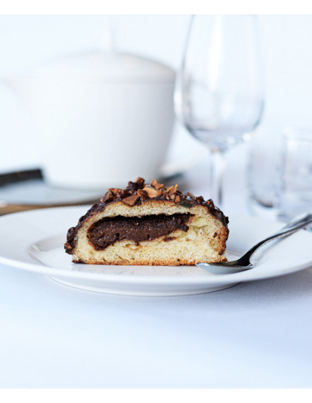 Accueil Brioche des rois chocolat noisettes nouvelle recette 6 parts