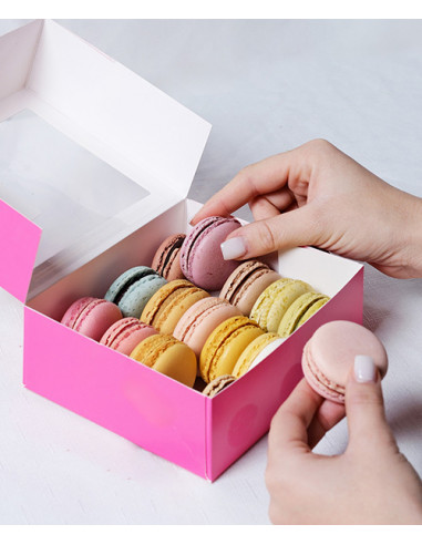 Macarons et biscuits Boite de 15 macarons