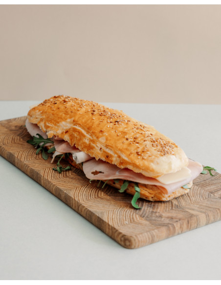 La carte snacking Luynes "click and collect" Maison Barone Sandwich Feuilleté jambon emmental