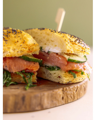 La carte snacking Luynes "click and collect" Maison Barone Sandwich Feuilleté au saumon 2