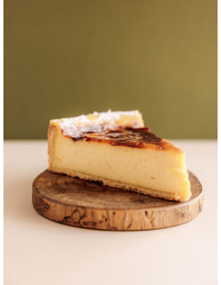 La carte snacking Luynes "click and collect" Maison Barone La part de flan à la vanille de Madagascar