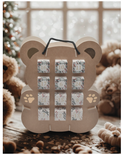 Chocolat Calendrier Ourson de l'Avent
