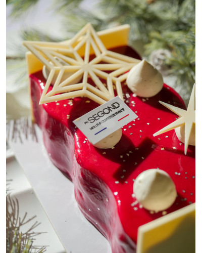 Accueil Bûche Eclipse framboise - Sans gluten - 4/5 personnes 2