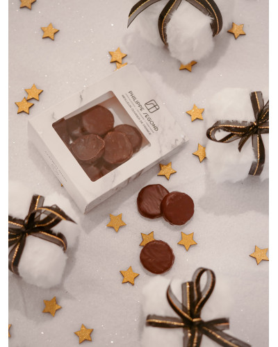 Pétales de gingembre au chocolat noir 200g