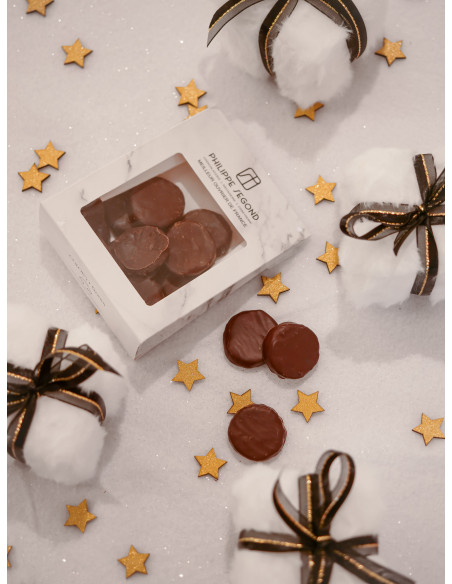 Pétales de gingembre au chocolat noir 200g