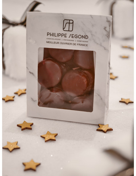 Pétales de gingembre au chocolat noir 200g