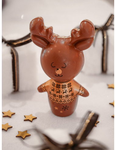 Accueil Petit renne en chocolat au lait 100gr