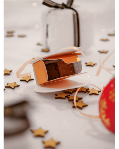 Idées cadeaux Décoration de table individuel 4 chocolats 35g 2