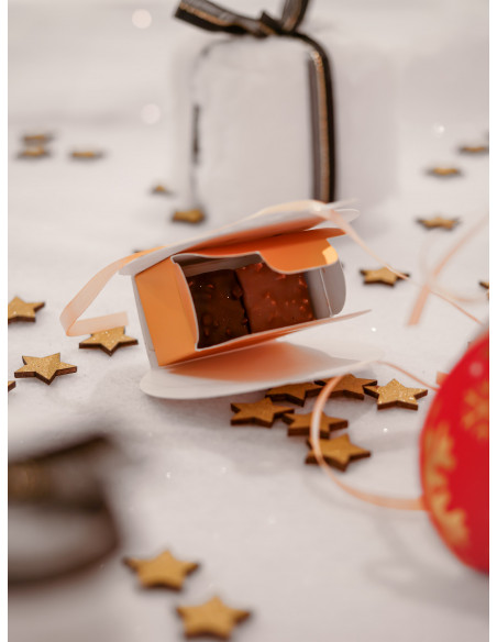 Idées cadeaux Décoration de table individuel 4 chocolats 35g