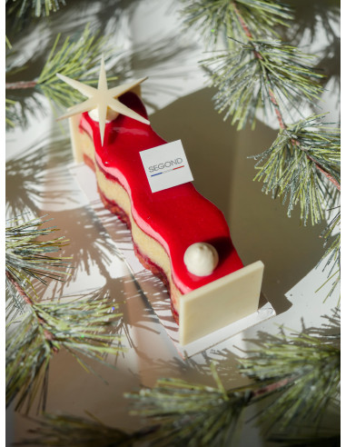 Accueil Buchette Eclipse framboise individuelle sans gluten disponible à la vente le 7 décembre