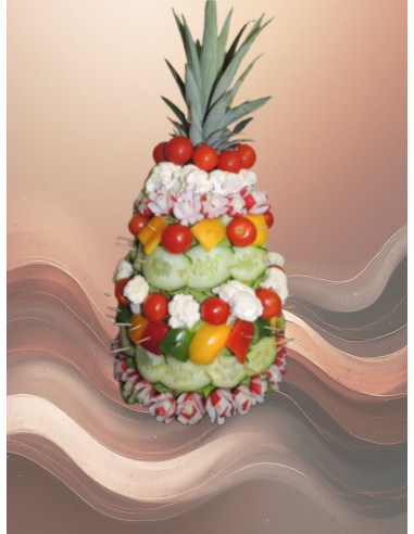 Accueil Marquise de crudités ou charcuteries