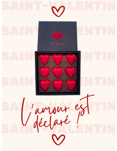 Accueil Ecrin cœur gianduja - 100 gr