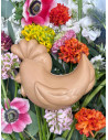 Sujets en chocolat de Pâques Poule Rock garnie lait ou noir ou dulcey 220gr