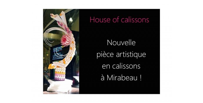 Pâtisserie du Cours Mirabeau : nouvelle pièce artistique en calissons