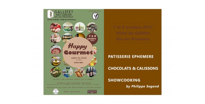 Philippe Segond au salon Happy Gourmet à Aix-en-Provence