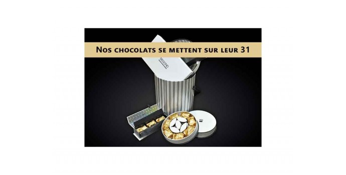 Nos chocolats se mettent sur leur 31 pour vos cadeaux de fin d'année