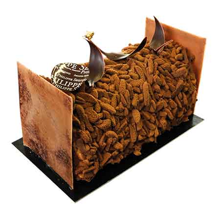 buche glacee chocolat vanille pecan