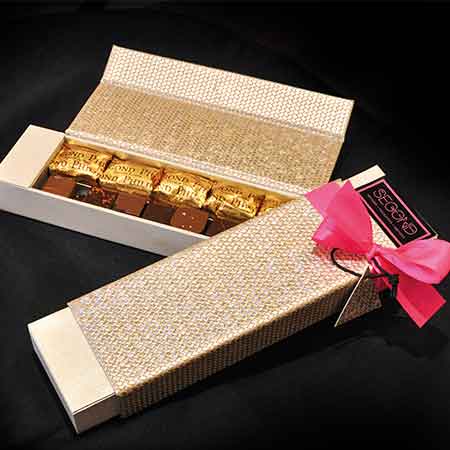 coffret chocolats et marrons glacés